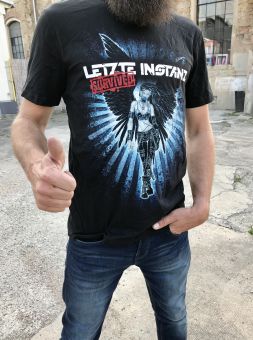 T-Shirt "blue survived" 